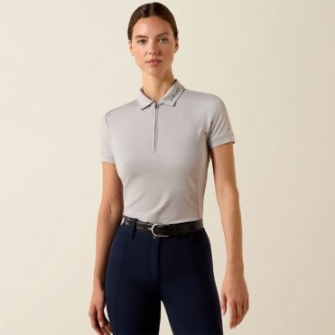 Womens Bandera 1/4 Zip Short Sleeve Polo