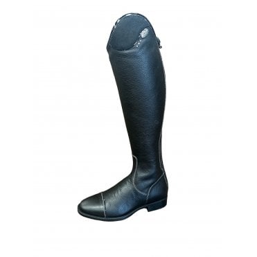 Salentino Riding Boots Glitter Black