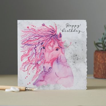 Fanciful Dolomite Card - Happy Birthday