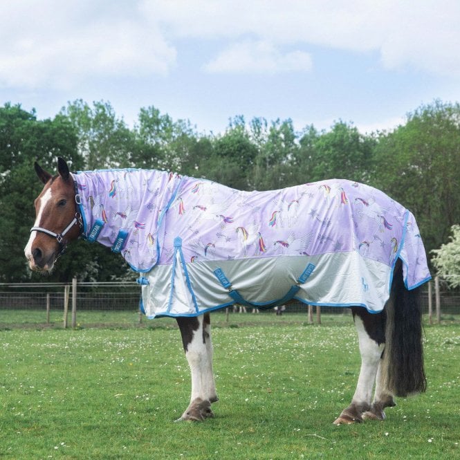 Gallop Trojan Pegacorn Combo Mesh Fly Rug