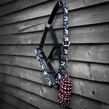Unicorn Padded Headcollar & Leadrope Set