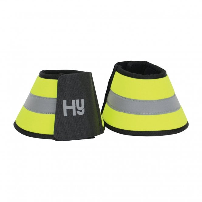 HY Equestrian HyVIZ Reflective Over Reach Boots