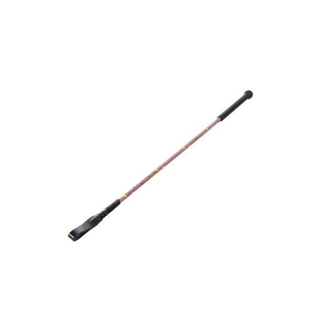 HY Equestrian Silver Riding Whip