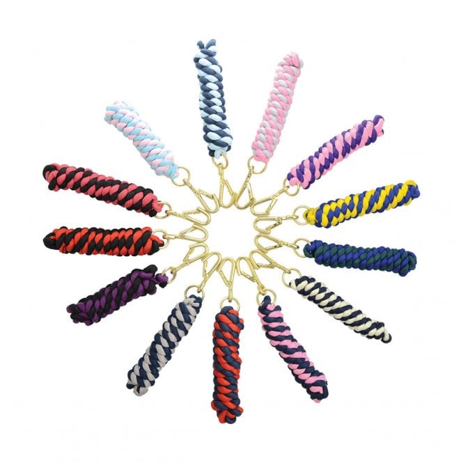 HY Equestrian Two Tone Twisted Lead Rope