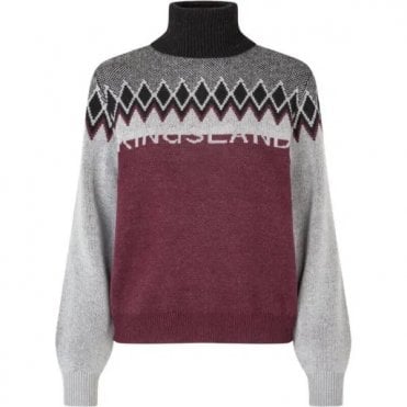 KLMontez Womens Rollneck Knit
