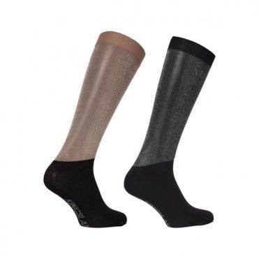 Lea Glitter Show Socks 2 Pack