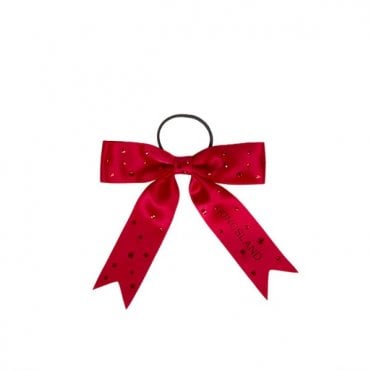 Monroe Red Bow With Swarovski Crystals