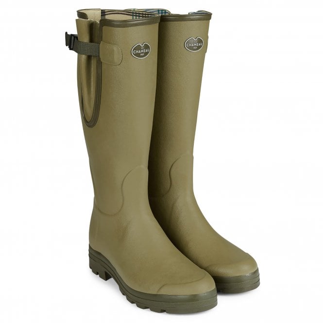 Le Chameau Mens Vierzon Jersey Lined Wellingtons