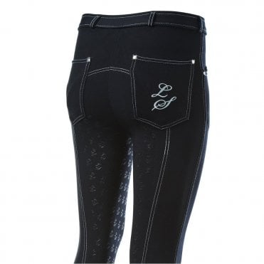 Legacy Womens Contrast Stitch Silicone Seat Breeches