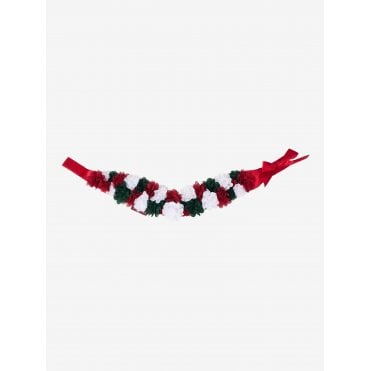 Hobby Horse Flower Sash Red