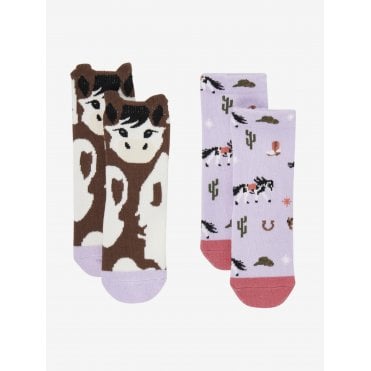 Mini Character Socks Paint Pony 2 Pack