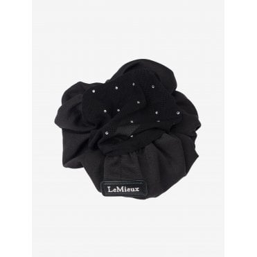 Scrunchie With Crystal Hair Net