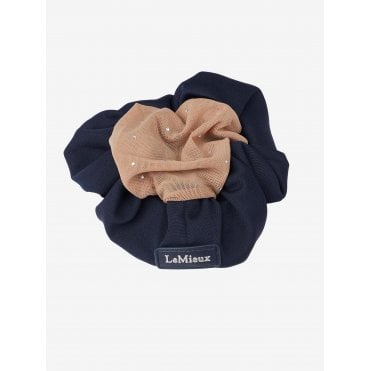 Scrunchie With Crystal Hair Net