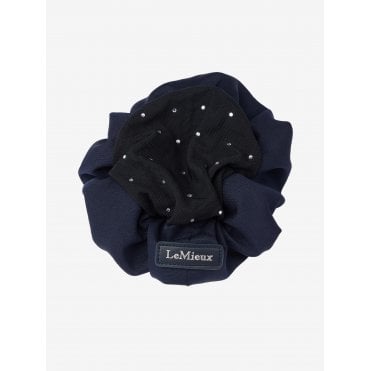 Scrunchie With Crystal Hair Net