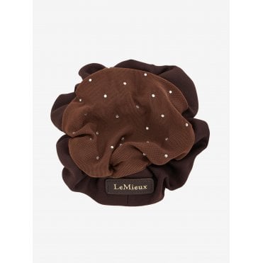 Scrunchie With Crystal Hair Net