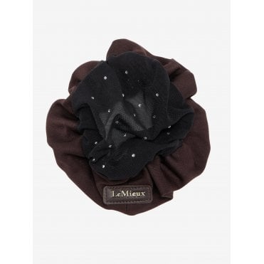 Scrunchie With Crystal Hair Net