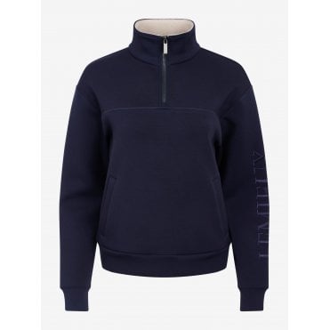 Womens Scarlet Quarter Zip Sweat