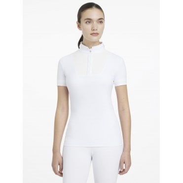 Womens Sophia Short Sleeve Pleated Show Shirt