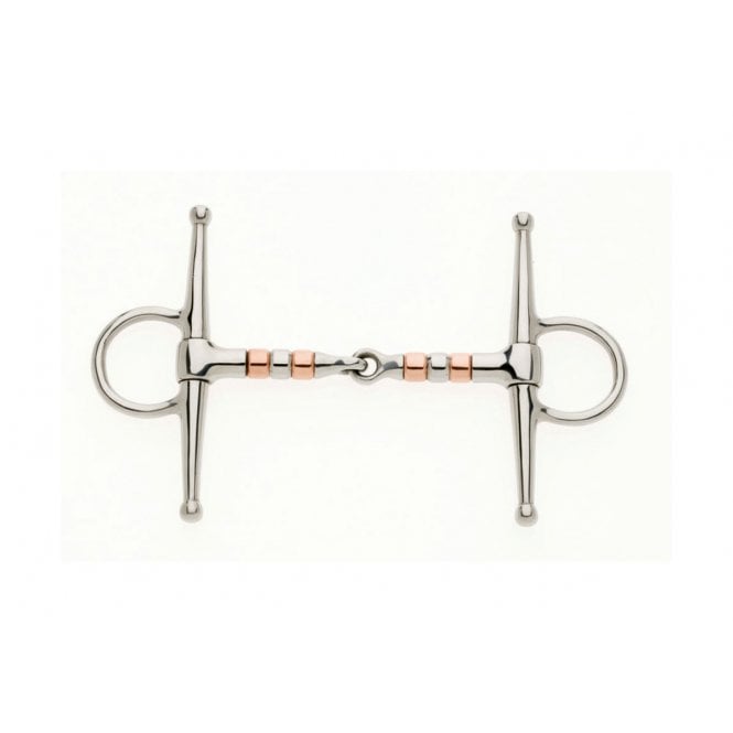 Lorina Copper Roller Full Cheek Jointed Snaffle