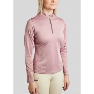 Womens MoGaia Long Sleeve With Gunmetal Caviar tape and Gun Metal Zipper