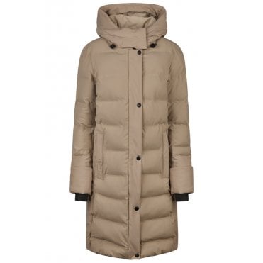 Womens Flexquilt Long Raincoat