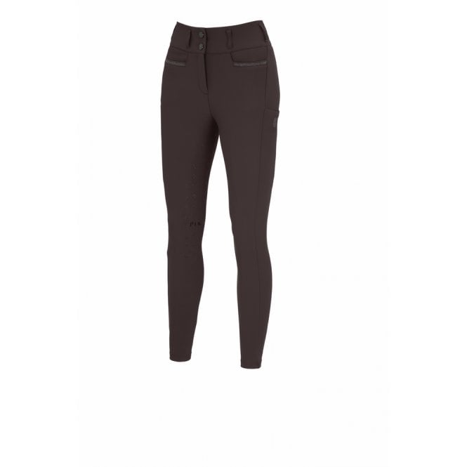Pikeur Womens Linnett SoftShell GripTec High Waist Full Grip Riding Tights