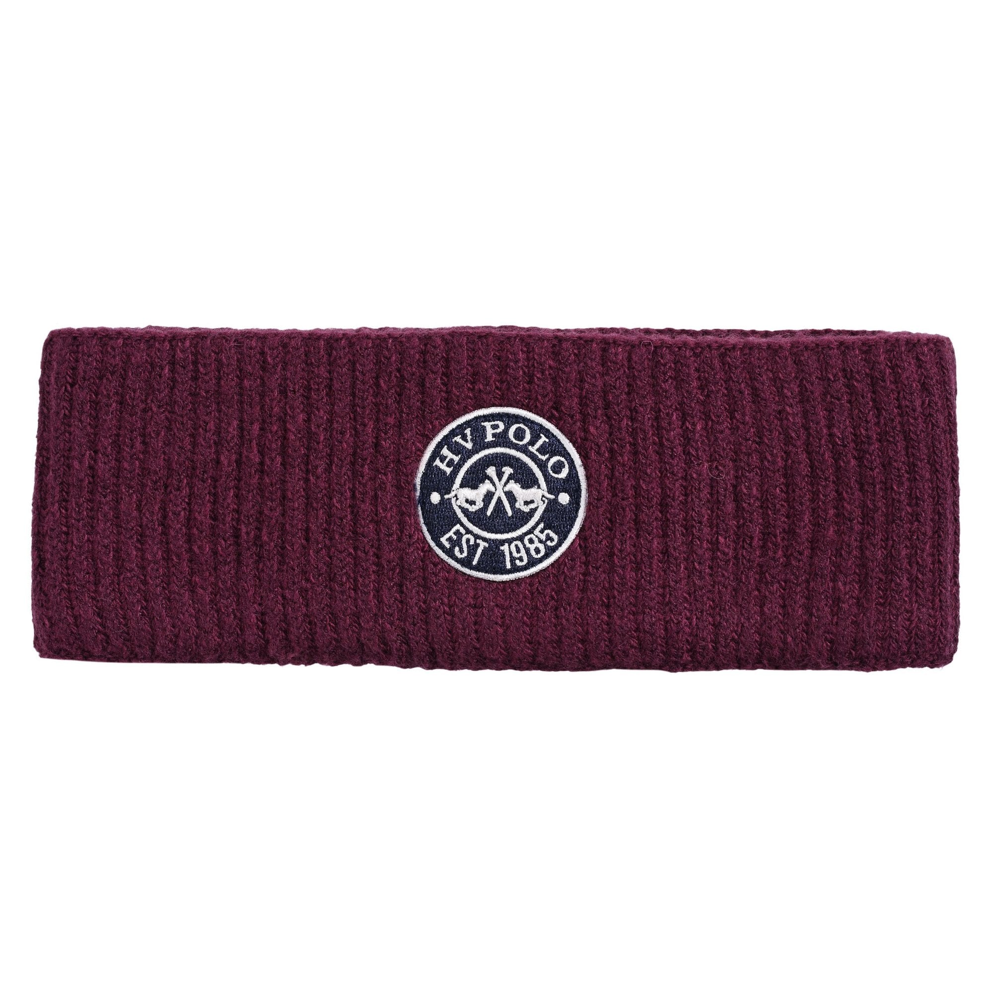HV Polo Nada Headband | Wine | One Size | Rib Knit |