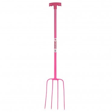 4 Prong Manure Fork T Handle