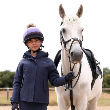 Aubrion Equestrian Young Rider Lightweight Length Coat