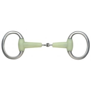 Equikind Jointed Eggbutt Snaffle Flat Ring
