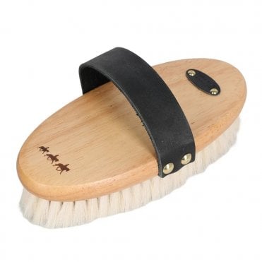 Gleaming Coat Finishing Brush Goat Hair